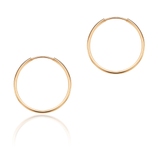 Kolczyki złote koła