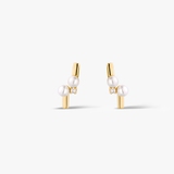 Kolczyki srebrne z perłami