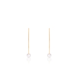 Kolczyki złote z perłami