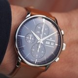 ZEGAREK JUNGHANS MEISTER CHRONOSCOPE DATE ENGLISH
