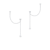 Kolczyki srebrne z cyrkoniami