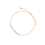 Bransoleta różowe złoto z brylantami