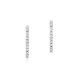 Kolczyki złote z diamentami