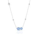 Naszyjnik srebrny Kwiaty Nocy