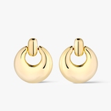 Kolczyki srebrne pozłacane