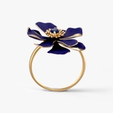 Pierścionek złoty Kwiaty Nocy Zawilce