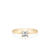 Pierścionek zaręczynowy złoty Królewski