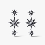 Kolczyki srebrne Royal Star