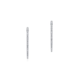 Kolczyki złote koła z diamentami