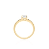 Pierścionek zaręczynowy złoty Szczęśliwy