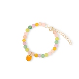 Bransoleta srebrna z motywem moreli