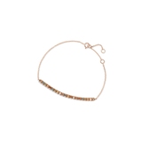 Bransoletka różowe złoto z brylantami