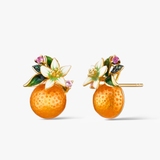 Kolczyki srebrne Kwiaty Nocy Cytrusy
