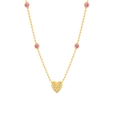 Naszyjnik Różowy Kier Wonderland