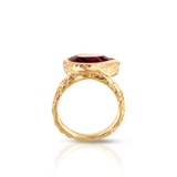 Pierścionek srebrny pozłacany Motyle