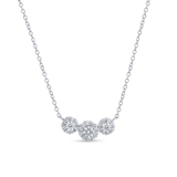 Naszyjnik srebrny z cyrkoniami