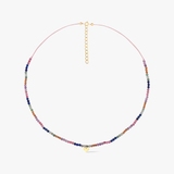 Naszyjnik sznurkowy z kamieniami naturalnymi