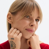 Kolczyki złote z diamentami laboratoryjnymi Czułość