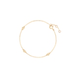 Bransoleta złota z serduszkami