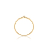 Pierścionek zaręczynowy złoty Szczęśliwy