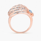 Pierścionek srebrny Balerina