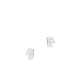 Kolczyki srebrne świąteczne rękawice