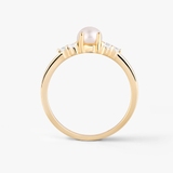 Pierścionek srebrny z perłą