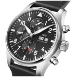 ZEGAREK IWC SCHAFFHAUSEN PILOT'S AUTOMATIC CHRONOGRAPH
