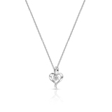 Wisiorek srebrny z cyrkonią serce