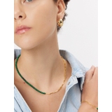 Naszyjnik srebrny pozłacany