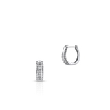 Kolczyki białe złoto z diamentami