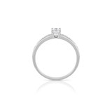 Pierścionek zaręczynowy złoty Szczęśliwy