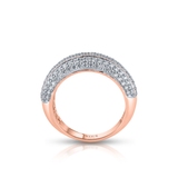 Pierścionek złoty z brylantami