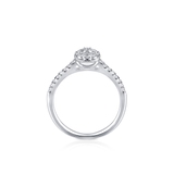 Pierścionek białe złoto Mirage