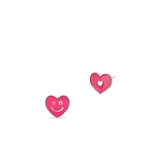 Kolczyki srebrne serca