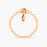 Pierścionek złoty Follow