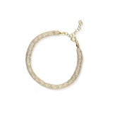 Bransoleta złota z cyrkoniami