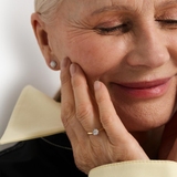 Pierścionek złoty z brylantem