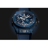 ZEGAREK HUBLOT BIG BANG MECA-10 CERAMIC BLUE
