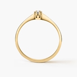 Pierścionek zaręczynowy złoty Jedyny