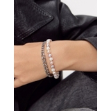 Bransoleta złota z perłami