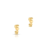 Kolczyki srebrne pozłacane