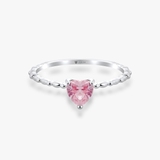 Pierścionek srebrny z sercem