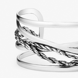 Bransoleta srebrna Freedom Forever