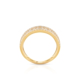 Pierścionek złoty z cyrkoniami Ceremonials