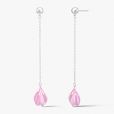 Kolczyki srebrne Kwiaty Nocy Wiśnia