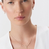 Naszyjnik złoty z cyrkoniami Ceremonials