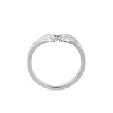 Pierścionek srebrny z motywem serca