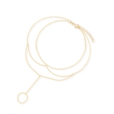 Bransoleta złota z pierścionkiem