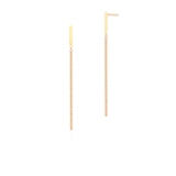 Kolczyki złote długie